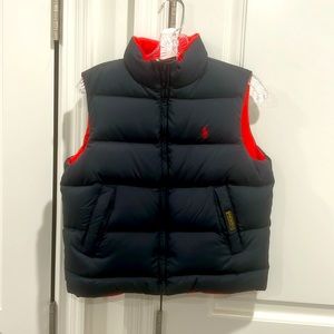 Reversible Boys Polo Ralph Lauren Vest New